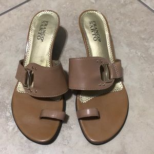 Franco Sarto brown sandals